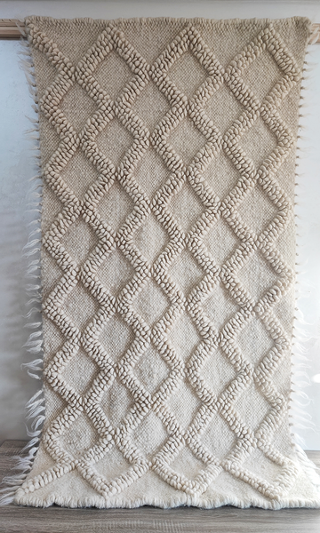 Ternyk ivory white rug